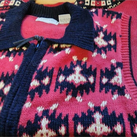 Eagle's Eye sweater vest vintage Aztec Southwest Cowgirl Western M - Picture 4 of 5